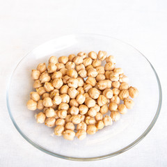 chickpea isolated on white background