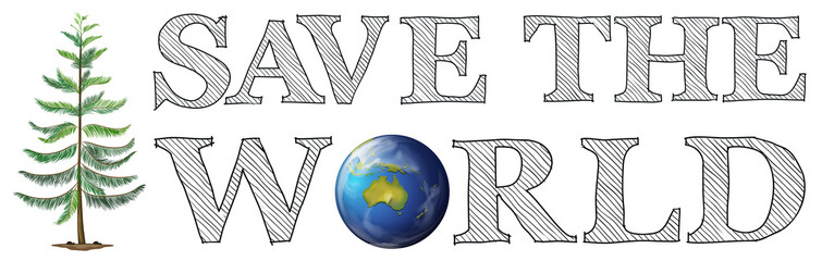 Save the world icon