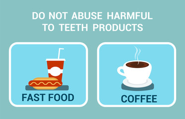 Teeth Health care Motivational Web Banner Concept