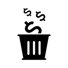 Money Waste Icon