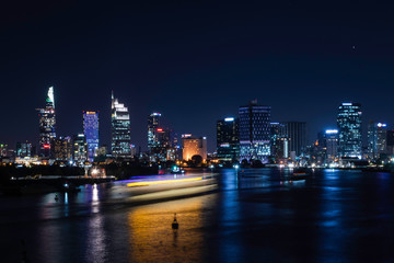 Ho Chi Minh City at night