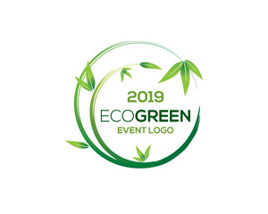 2019 international eco green event logo