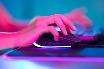 cyber sport gamer click mouse © ryanking999