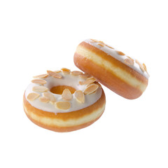 donut or donut with concept on a background.