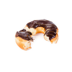 donut or donut with concept on a background.