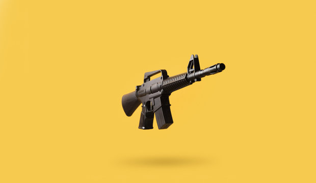 Automatic gun.