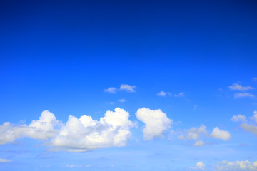 Naklejka na ściany i meble 沖縄上空のさわやかな空
