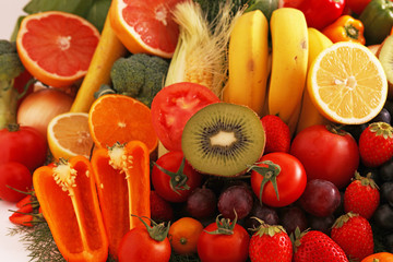 新鮮な野菜と果物