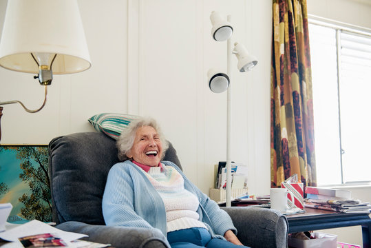 Senior Woman Laughing