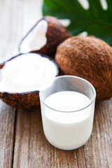 Milk and coconut