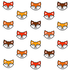 Fototapeta premium cute cats vector pattern