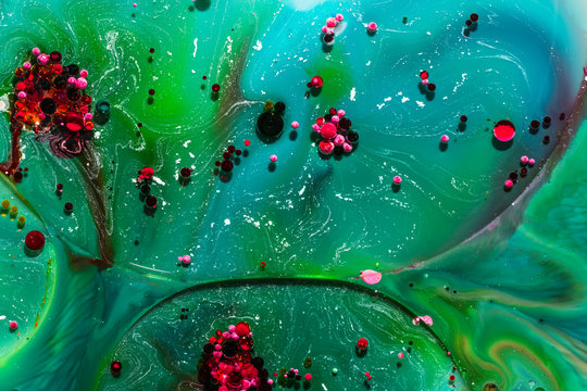 Abstract paint in oil