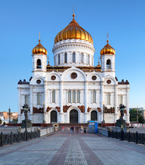 Fototapeta na wymiar Moscow - Cathedral of Christ the Savior, Russia
