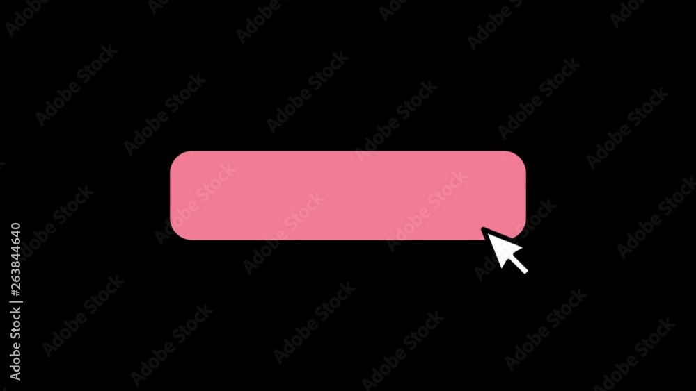Aufkleber arrow icon click empty button with alpha channel.graphic cusor click blank box design.