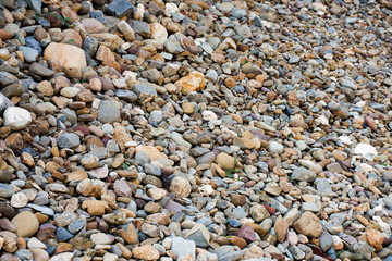 River rocks, various colors, background images