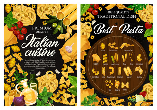 Italian pasta, Italy cuisine restaurant menu