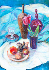  still life with tulips