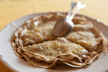  Testaroli with pesto sauce 