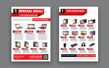 flyer template for Sale Promotion