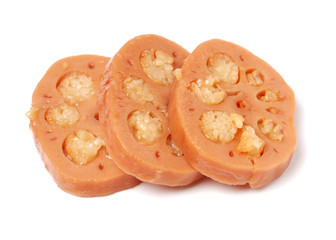 dried fig on white background 