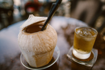 Coconut and green tea