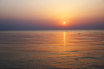 Obraz premium sunset in the egypt