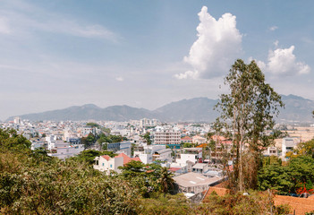 Fototapeta na wymiar Panorama on sunny Nha Trang