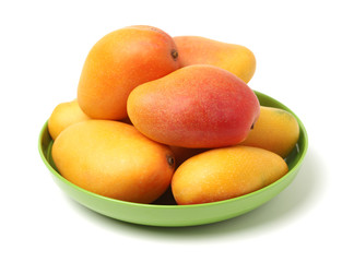 mango fruit isolated on white background