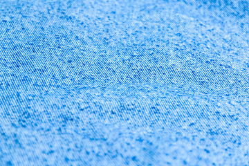 Obraz premium classic grunge background: real old american denim, close, scar and thread, short focus, top view