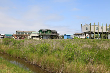 Hurrikan Gustav along Highway 57, Cocodrie
