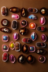 Collection of bonbons and truffles