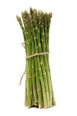Obraz premium Asparagus on white background