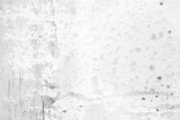White Grunge Broken Concrete Ground Texture Background.