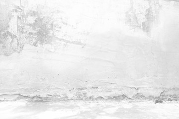 Abstract White Concrete Room Background.