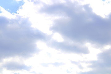 Obraz premium blue sky with white clouds