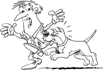 Dog bites man