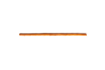 Cracker pretzel sticks isolated on white background.