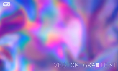 Abstract Modern pastel colored holographic vector gradient background in 80s style. Synthwave. Vaporwave style. Retrowave, retro futurism, webpunk