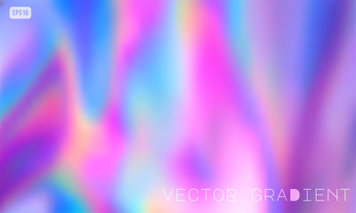 Abstract Modern pastel colored holographic vector gradient background in 80s style. Synthwave. Vaporwave style. Retrowave, retro futurism, webpunk