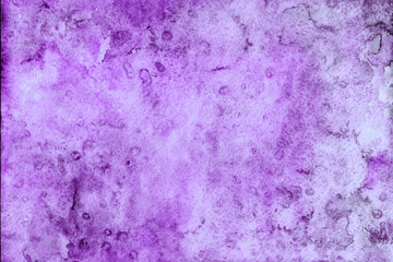 Abstract magenta watercolor background. Aquarelle shades paper textured illustration for design.