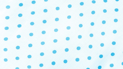 Blue Polka Dot Fabric