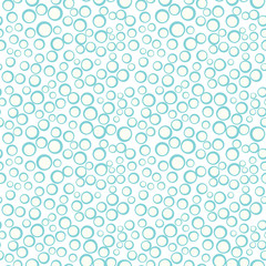 Simple circle shapes background. Vector geometric abstract seamless pattern.