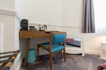 Interior of a modern hotel room