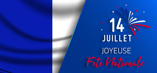 14 Juillet - Fête Nationale. 14 juillet en France - fête nationale