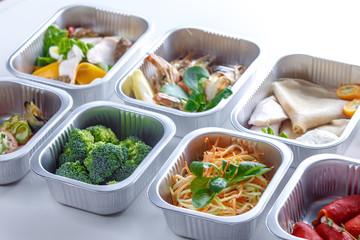 Delivery of proper nutrition in individual packaging set.