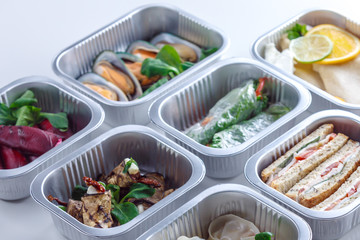 Delivery of proper nutrition in individual packaging set.