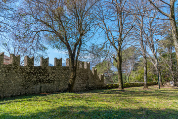 At a Park near an Abandoned Villa in Southern Italy