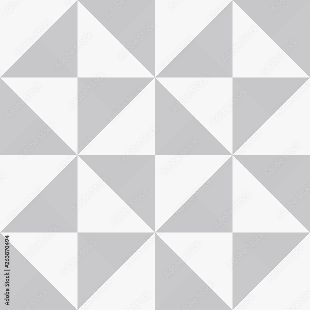 Poster ..Triangles background. Vector geometric seamless pattern in pastel retro colors and textured simple shapes.