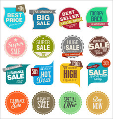 modern sale stickers