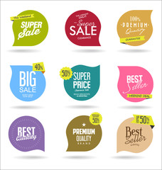 modern sale stickers